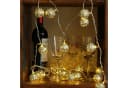 MARELIDA LED-Lichterkette 20 Metallkugeln Silber Bild 1