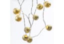 MARELIDA LED-Lichterkette 20 Metallkugeln Silber Bild 2