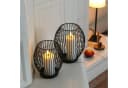MARELIDA Windlicht Kerzenhalter Set 2er schwarz Bild 3