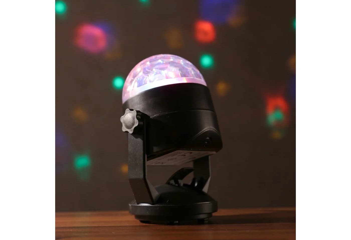 SATISFIRE Discolicht Party Dome Pro mit Fernbedienung und Saugnapf