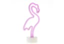 SATISFIRE LED Neon Flamingo Leuchtfigur Pink 30cm Bild 1