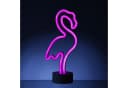 SATISFIRE LED Neon Flamingo Leuchtfigur Pink 30cm Bild 2
