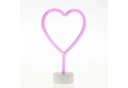 SATISFIRE LED Neonlicht Herz Pink Dekoleuchte Batterie USB Bild 1