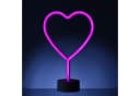 SATISFIRE LED Neonlicht Herz Pink Dekoleuchte Batterie USB Bild 2