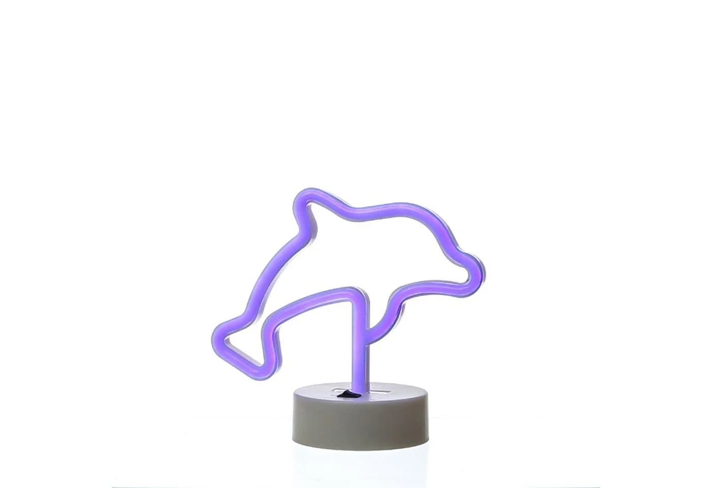 SATISFIRE LED Neonlicht Delfin Leuchtfigur blau 19cm USB/Batterie - Bild 5