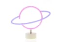SATISFIRE LED Neonlicht Saturn Dekoleuchte Bunt Weiß Bild 1