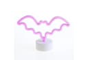 SATISFIRE LED Neon Figur Fledermaus Pink USB/Batterie Bild 2