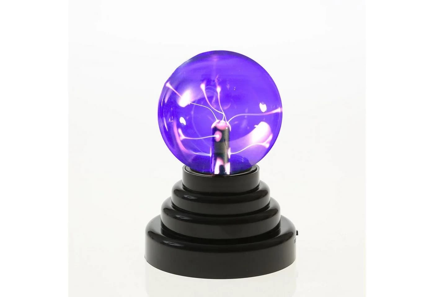 SATISFIRE LED Plasmakugel Mini Retro Blitzshow USB/Batterie - Bild 2