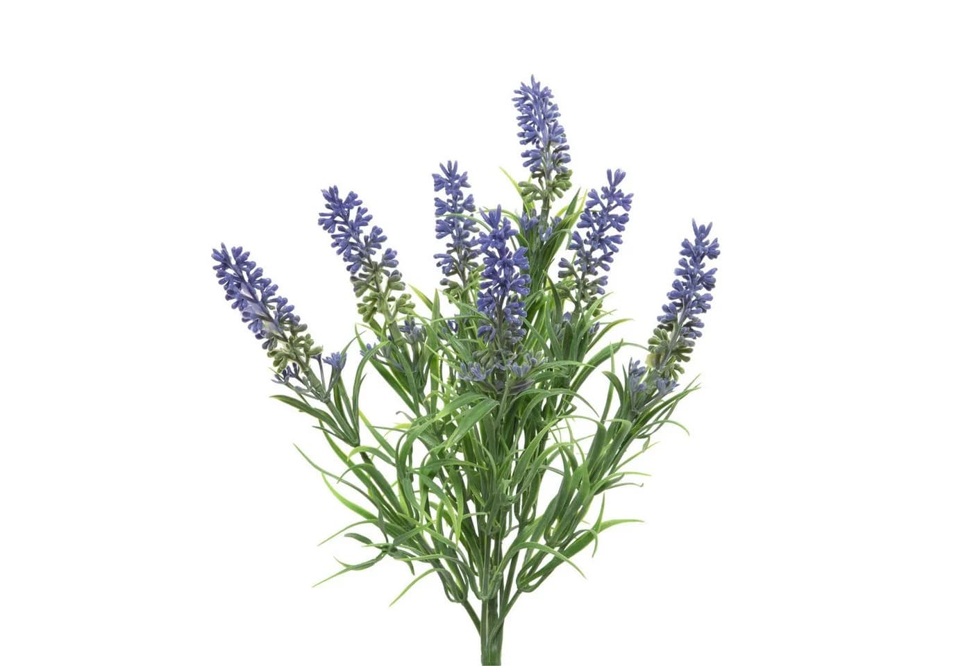 MARELIDA Kunstblume Lavendel Büschel Violett 7 Blüten - Bild 2