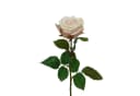 MARELIDA Kunstblume Rose am Stiel Real Touch Creme 68cm Bild 2