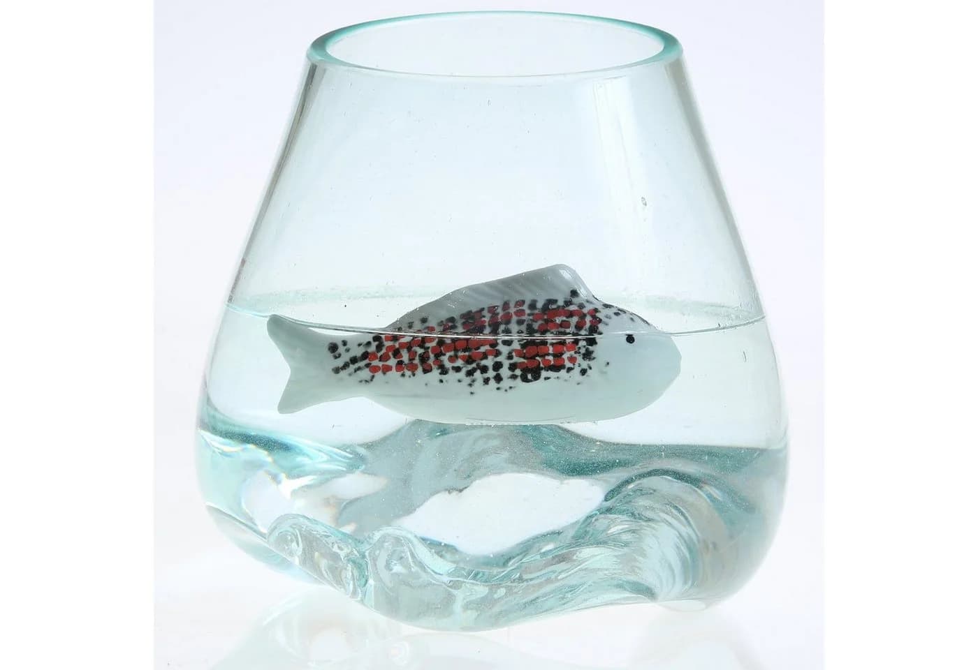 MARELIDA Dekofigur schwimmender Fisch Teichdeko Koi Porzellan - Bild 4