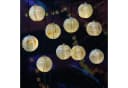 MARELIDA LED Solar Lichterkette SUNNY 10 Lampions Gelb Bild 5