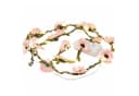 MARELIDA LED-Lichterkette Rosa Blumen mit Timer Bild 1
