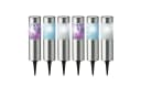 MARELIDA LED Solarleuchte Mosaik Edelstahl 6er Set Bild 1