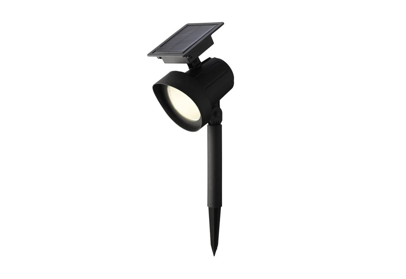 MARELIDA LED Solar Gartenstrahler 2er Set Schwarz Bunt - Bild 4