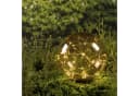 MARELIDA LED Solar Kugel Gartenleuchte bernstein mit Erdspieß Bild 4