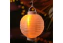 MARELIDA LED Solar Lampion weiß mit Flammeneffekt Bild 2