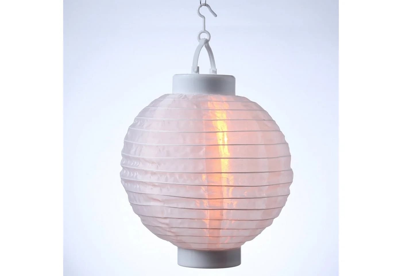 MARELIDA LED Solar Lampion weiß mit Flammeneffekt - Bild 3