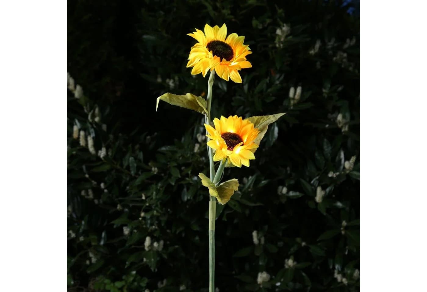 MARELIDA LED Solar Gartenstecker Sonnenblume Warmweiß