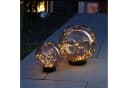 MARELIDA LED Solar Kugellampe 2er Set Bernstein Warmweiß Bild 3