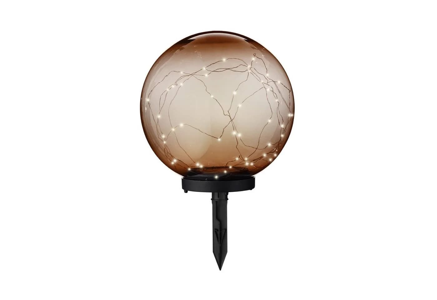 MARELIDA LED Solar Kugellampe 2er Set Bernstein Warmweiß - Bild 5