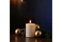 Deluxe Homeart LED-Kerze Mia Echtwachs Creme Flackernd Bild 1