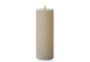 Deluxe Homeart LED-Kerze Mia Deluxe Echtwachs Wachsspiegel Flackernd Creme Bild 2