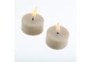 Deluxe Homeart LED Teelichter Mia Creme 2-tlg. mit Timer Bild 1