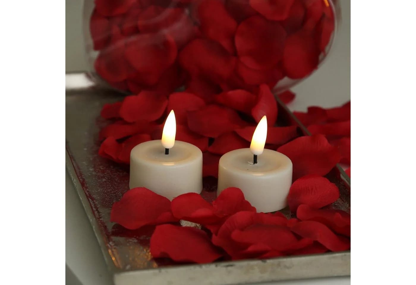 Deluxe Homeart LED Teelichter Mia Creme 2-tlg. mit Timer - Bild 5