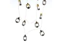 MARELIDA LED-Lichterkette Mini Laternen Schwarz mit Timer Bild 2
