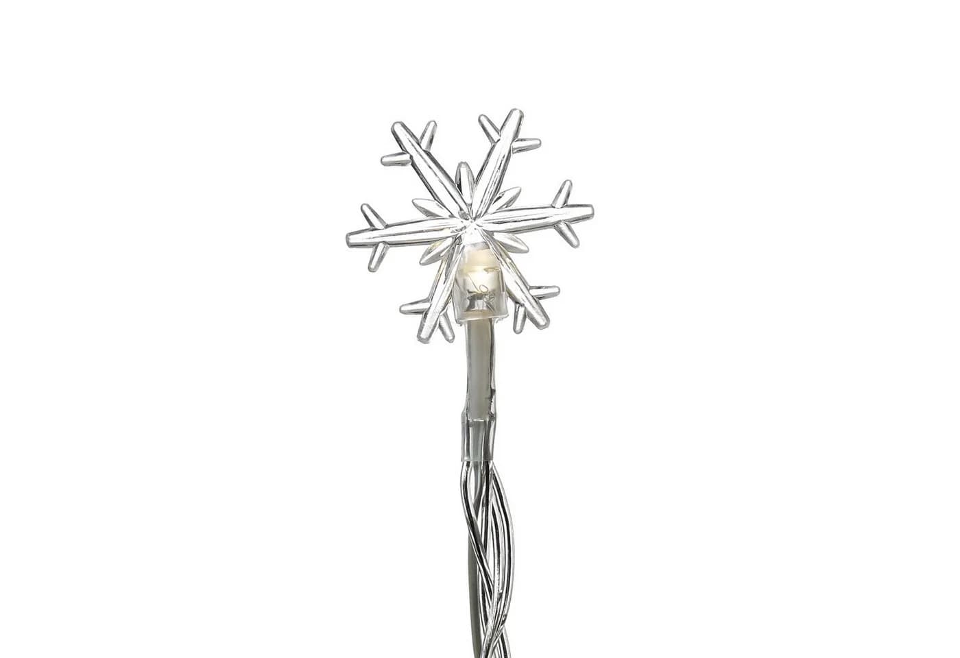 MARELIDA LED-Lichterkette Schneeflocken 2m Timer Batteriebetrieben - Bild 3