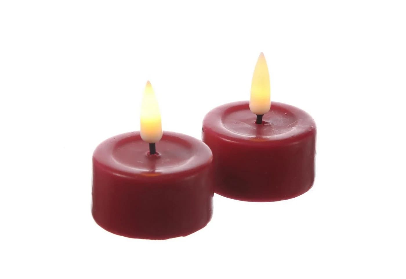 Deluxe Homeart LED-Teelicht Mia Rot 2er Set - Bild 2