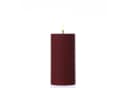 Deluxe Homeart LED-Kerze MIA Dunkelrot 15cm Warmweiß Bild 2