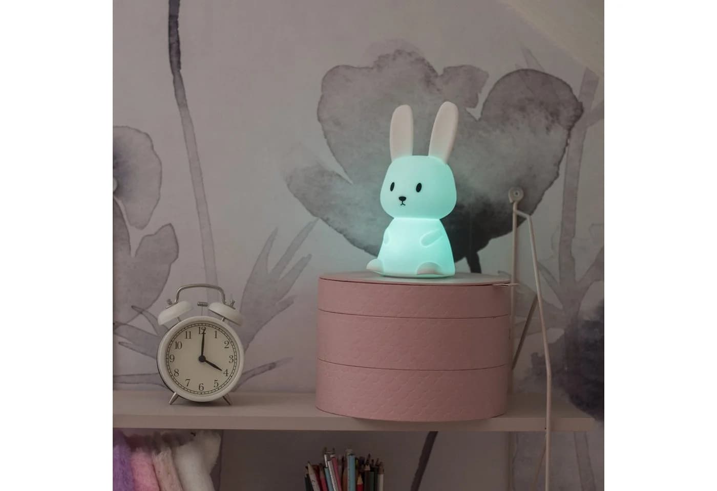 HOLLYHOPPER LED Nachtlicht Hase STUPSI Farbwechsel Warmweiß - Bild 4