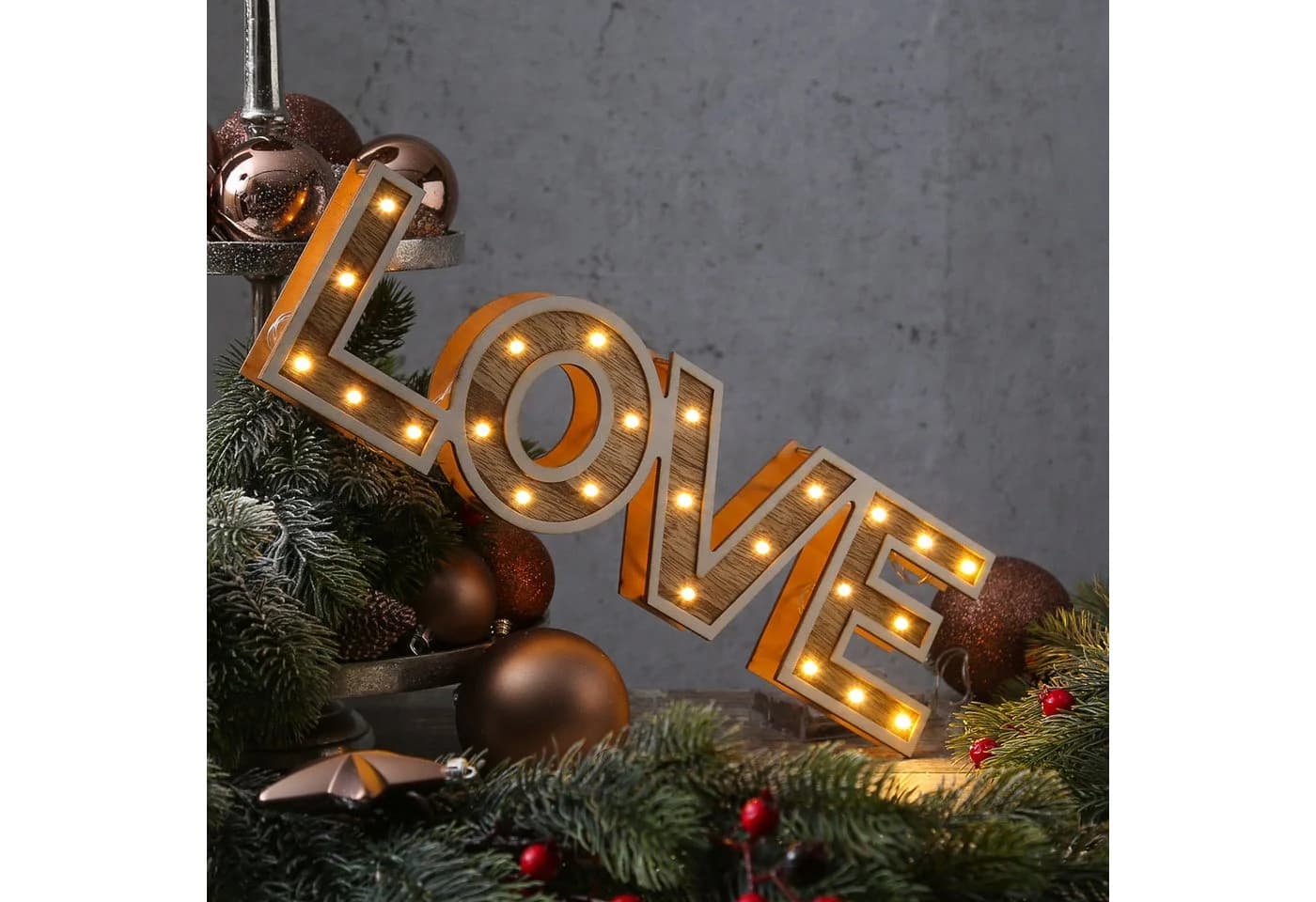 MARELIDA LED Dekolicht Love Schriftzug