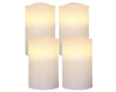 MARELIDA LED-Kerze LED Kerzenset May Echtwachs flackernd Timer Bild 2