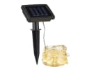 LED-Lichterkette 20m warmweiß, solarbetrieben, ideal für Garten und Party Bild 2