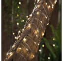 LED-Lichterkette 20m warmweiß, solarbetrieben, ideal für Garten und Party Bild 4