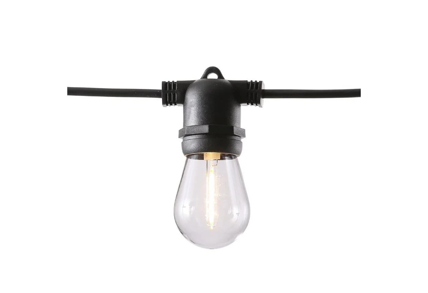 MARELIDA LED Solar Lichterkette 10-flammig Warmweiß mit Dämmerungssensor - Bild 4