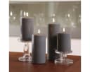 Deluxe Homeart LED-Kerze Mia Deluxe Echtwachs Grau Bild 3