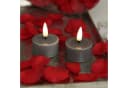 Deluxe Homeart LED-Kerze LED Teelichter MIA Flackernd mit Batterien 2er Set Grau Bild 1