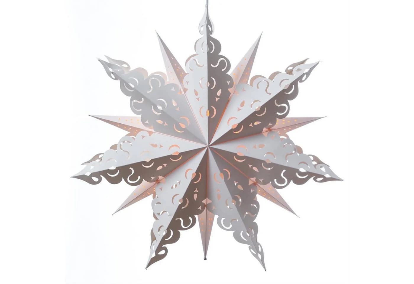 MARELIDA LED Stern Papierstern Crystal 62cm - Bild 2