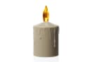 MARELIDA LED-Kerze Grabkerze Grablicht Beige mit Sensor Bild 1