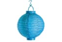 MARELIDA LED Solar Lampion Blau 20cm mit Dämmerungssensor Bild 1