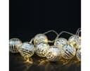 SATISFIRE LED-Lichterkette 10 kleine Spiegelkugeln Silber Bild 5