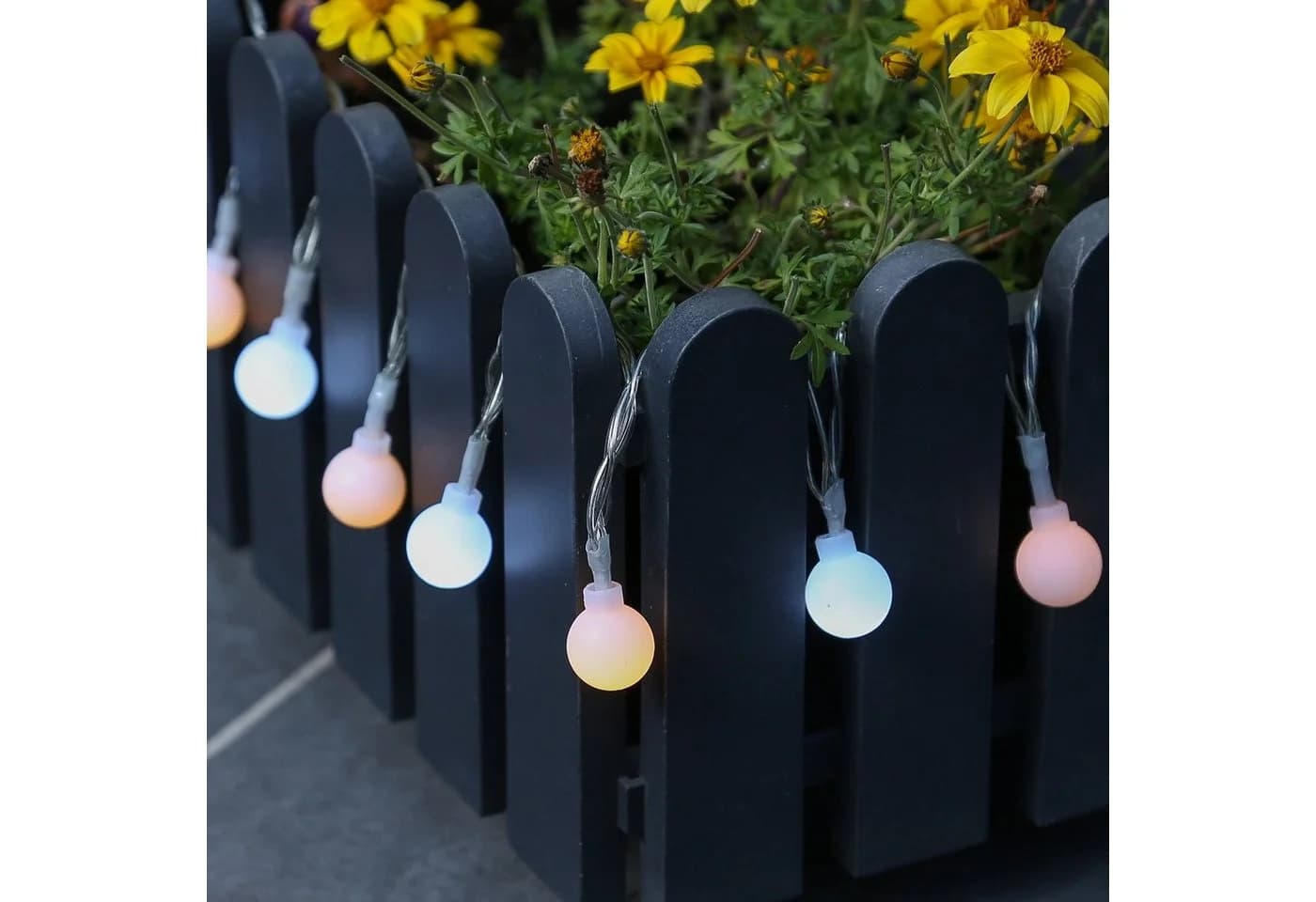 MARELIDA LED-Lichterkette BERRY 20 LED warmweiß/kaltweiß 1,9m Timer - Bild 2