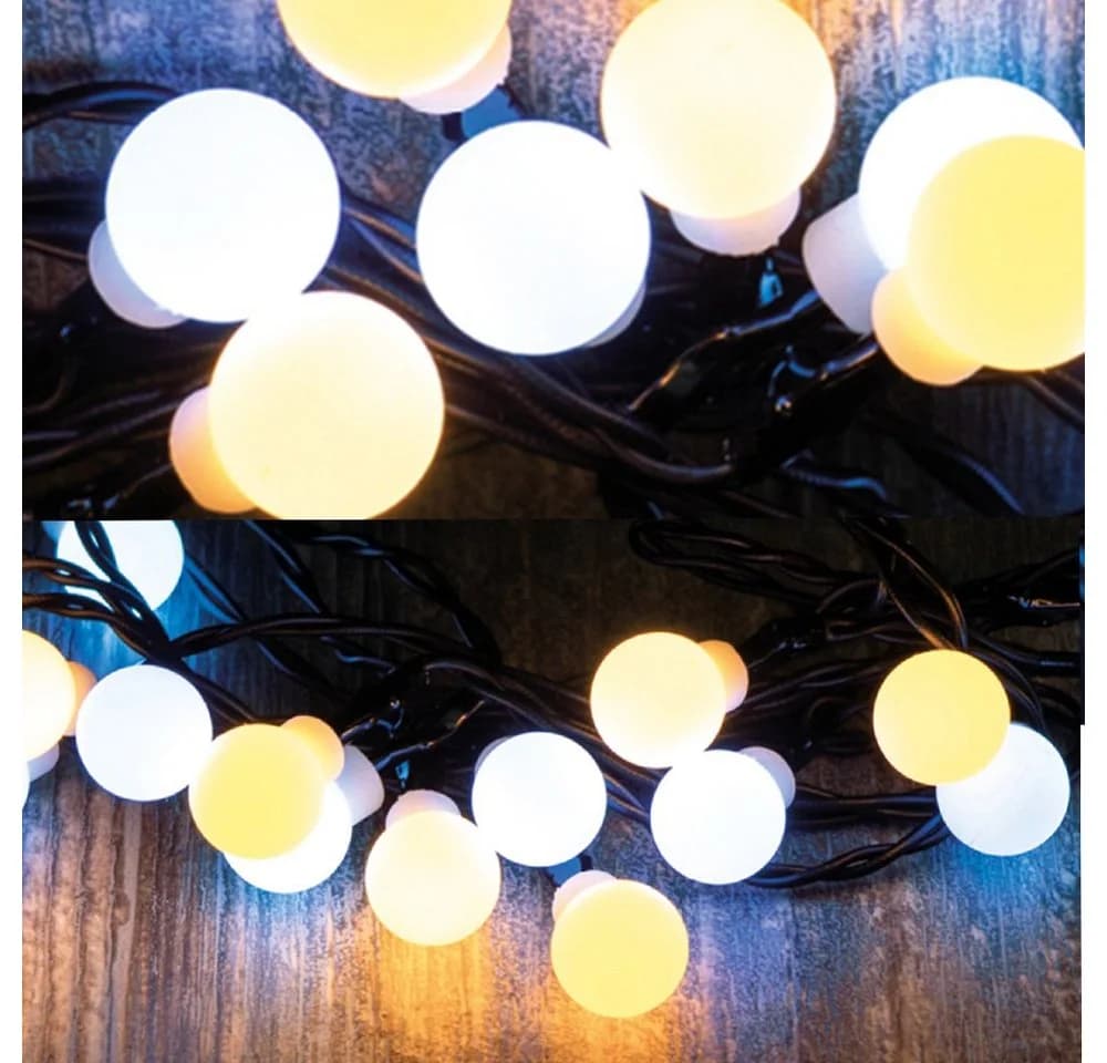 MARELIDA LED-Lichterkette BERRY 20 LED warmweiß/kaltweiß 1,9m Timer - Bild 4