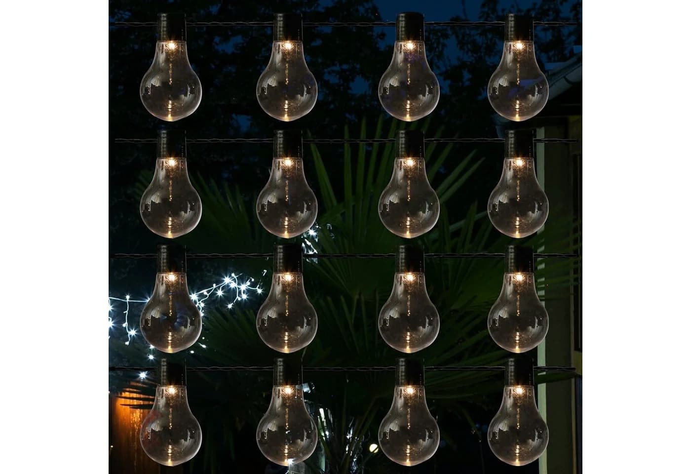 MARELIDA LED-Lichterkette 16 Glühbirnen Warmweiß Außen - Bild 2