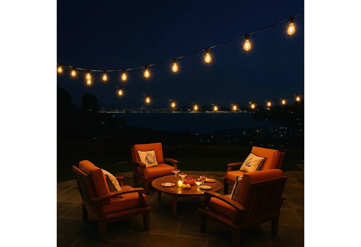MARELIDA LED-Lichterkette 16 Glühbirnen Warmweiß Außen - Bild 4