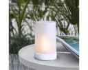 MARELIDA LED Windlicht Timer gefrostet weiß Bild 3